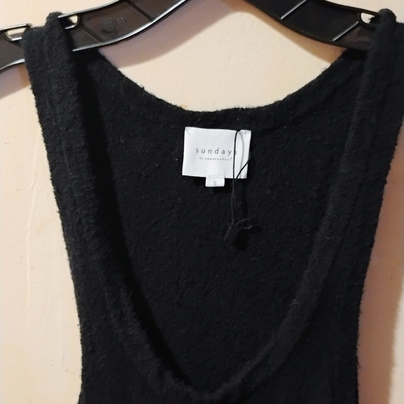 Sunday's Black Sleeveless Dress 55 Inches Long Size Small Never Been Worn - Picture 1 of 4